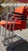 Haworth tárgyalószék,rakásolható szék, narancs színben