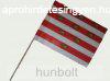 Magyar Gárda zászló 15x25 cm, 40 cm-es műanyag rúddal