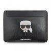 Karl Lagerfeld Head Embossed fekete laptop táska 16" (K