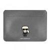 Karl Lagerfeld Saffiano Ikonik ezüst laptop táska 16" (